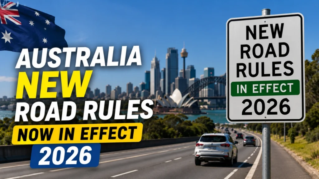 New Road Rules in Australia 2026